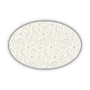 Stickers ovale damascato