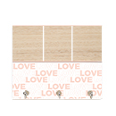 Appendichiavi da parete in legno love love love