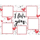 love, collage, san valentino