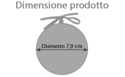 Crea palla di natale con foto area di stampa da personalizzare del prodotto