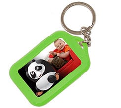 Portachiavi personalizzato in gomma Panda