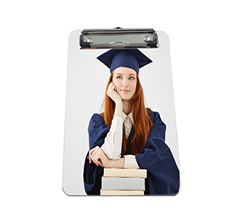 Portablocco in legno con foto laurea