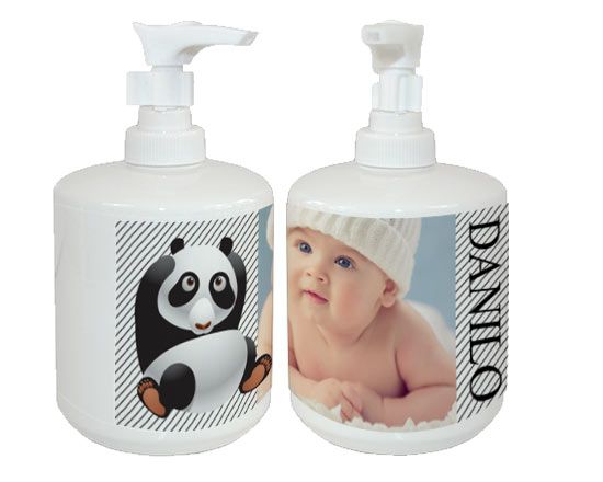 Il piccolo panda per il dispenser sapone
