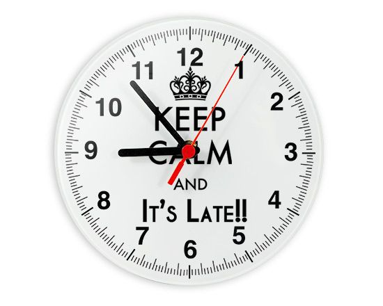 Il keep calm per il tuo magnifco foto orologio