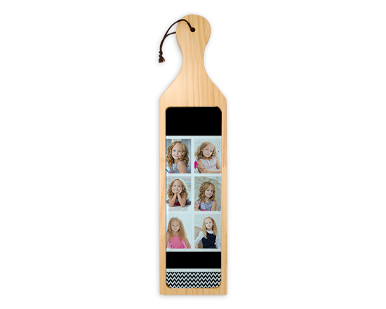 Il tagliere in legno da personalizzare con collage foto