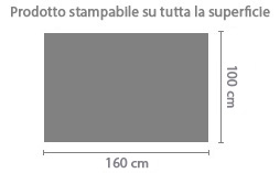 Crea Zerbino Promozionale Medium area di stampa da personalizzare del prodotto
