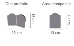 Cornice Fotografica Componibile area di stampa da personalizzare del prodotto
