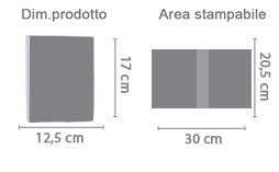 Diario Scolastico con Foto area di stampa da personalizzare del prodotto