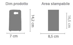 Cover Galaxy S6 Edge stampa 3D area di stampa da personalizzare del prodotto