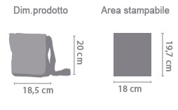 borsa joy area di stampa da personalizzare del prodotto