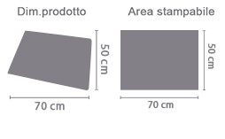 Puzzle Rettangolari 50x70 area di stampa da personalizzare del prodotto