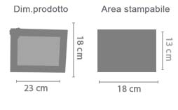 Cornice Foto Rami in Fiore area di stampa da personalizzare del prodotto