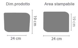 Puzzle con cornice doppia punta area di stampa da personalizzare del prodotto