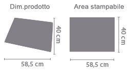 Puzzle Rettangolari 40x60 area di stampa da personalizzare del prodotto
