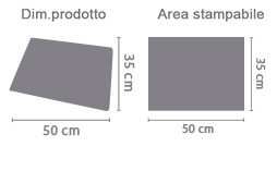 Puzzle Rettangolari 35x50 area di stampa da personalizzare del prodotto