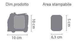 Cornici fantasia di trenini area di stampa da personalizzare del prodotto