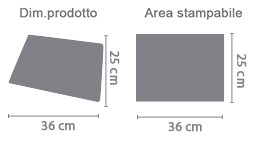 Puzzle in legno 25x36 area di stampa da personalizzare del prodotto