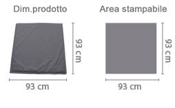 Crea Tappeto Giochi per Bambini area di stampa da personalizzare del prodotto