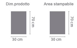 Calendari Multipagina 30x70 area di stampa da personalizzare del prodotto