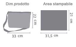 Tracolla feel area di stampa da personalizzare del prodotto