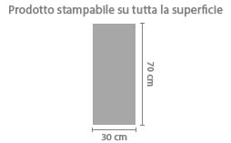 Calendari Pagina Singola 30x70 area di stampa da personalizzare del prodotto