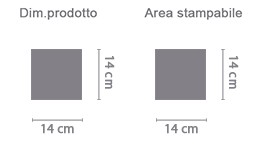 Foto calendario da tavolo area di stampa da personalizzare del prodotto