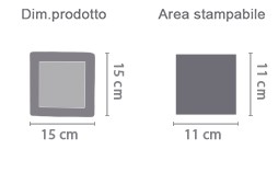 Crea Portatovaglioli in Legno area di stampa da personalizzare del prodotto
