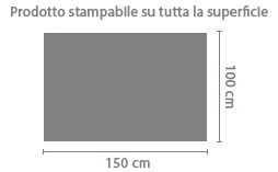 Plaid da Personalizzare area di stampa da personalizzare del prodotto