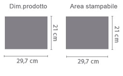 Fotolibro spirale a4 area di stampa da personalizzare del prodotto