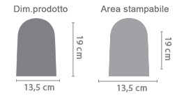 Campana in Masonite area di stampa da personalizzare del prodotto