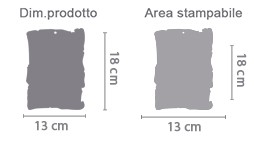Pergamena in Masonite area di stampa da personalizzare del prodotto