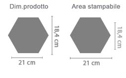 Crea Alveolo in kapafix area di stampa da personalizzare del prodotto