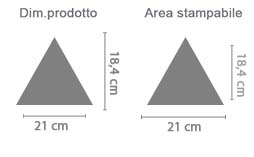 Crea Triolo in kapafix area di stampa da personalizzare del prodotto