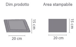 Album Legno con Foto 20x15 area di stampa da personalizzare del prodotto