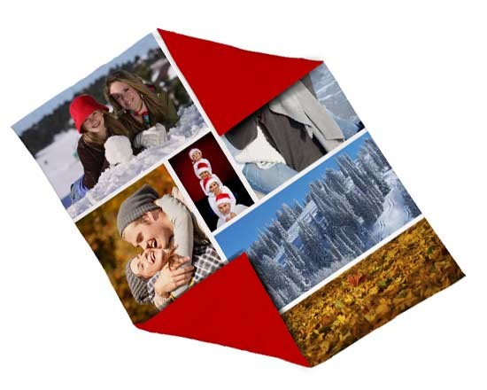 Coperta con foto