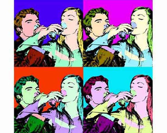 fotografia su tela pop art