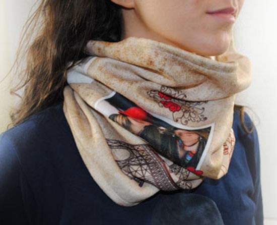 Sciarpa personalizzata con foto