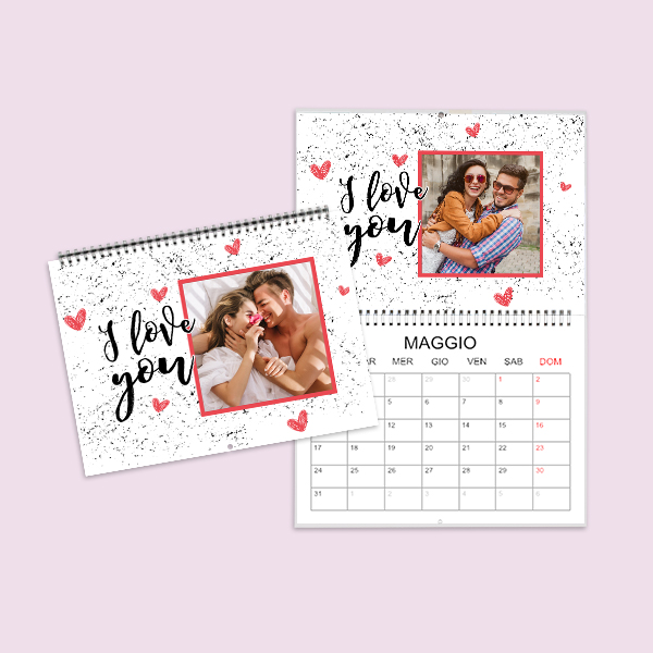 calendario personalizzato san valentino