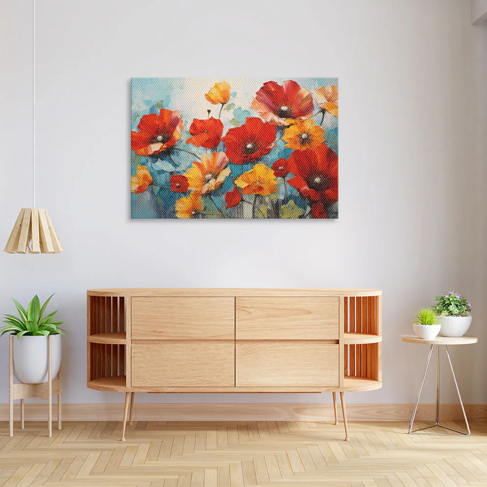 Stampe su tela in stile floreale