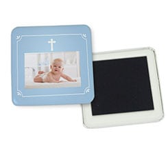 Magnete quadrato frigo Sfondo celeste