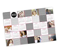 Poster calendario Geometric