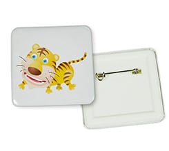 Crea spilla quadrata Tigrotto