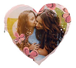 Cuscino Artigianale cuore Flowers