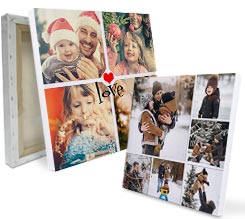 Collage Fotografico su Tela