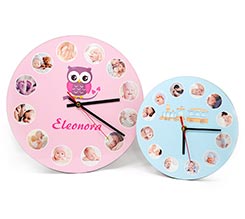 Orologio in Legno Rotondo