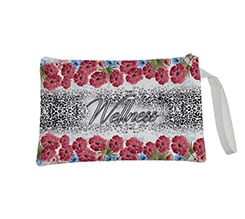 Pochette Maculato con fiori