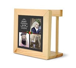 Portatovaglioli in legno Merry Christmas