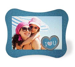 Puzzle con foto fiocco Blue jeans