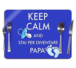 Tovaglietta in sughero Keep calm dad