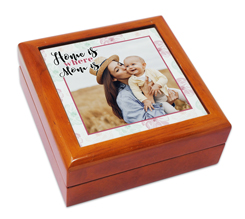 Portagioie in legno Texture bloom mum